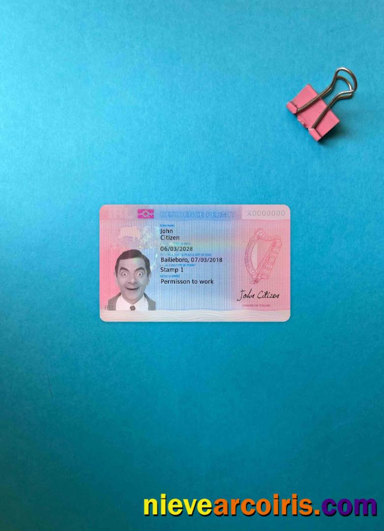 Ireland residence permit photolook